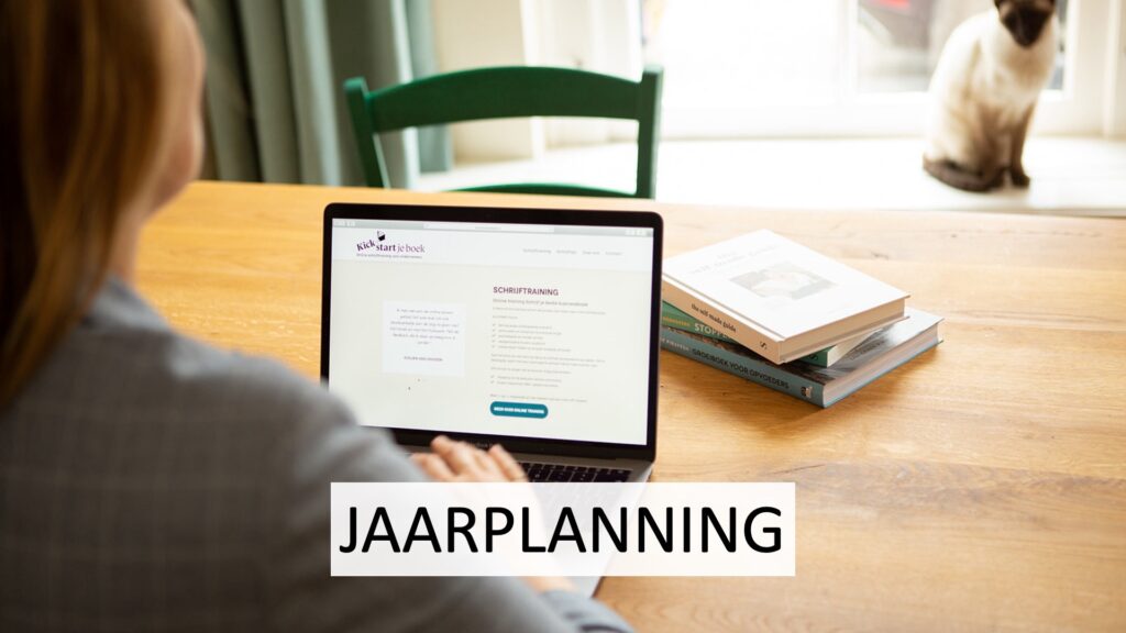 Maak een jaarplanning voor je boek