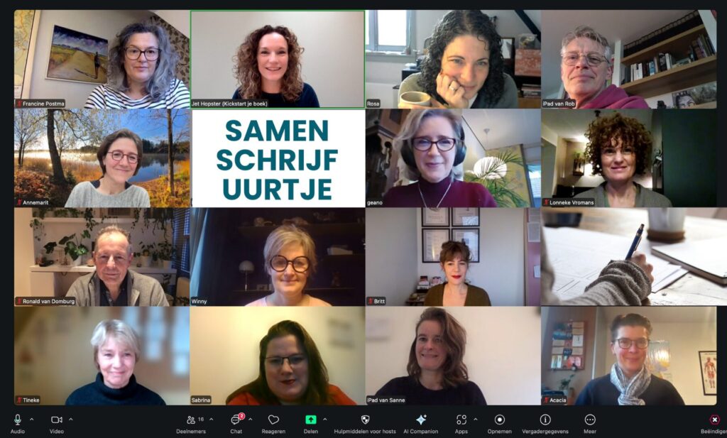 samen schrijven kickstart je boek