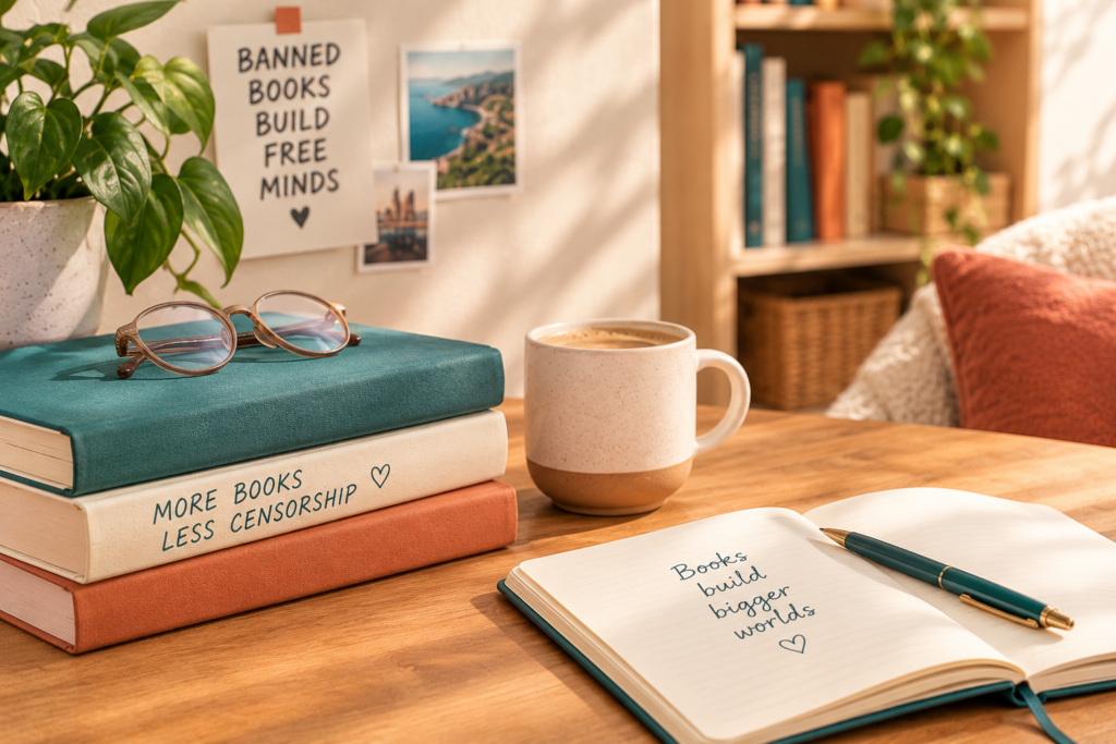 Gezellige boekenhoek met warme inspiratie