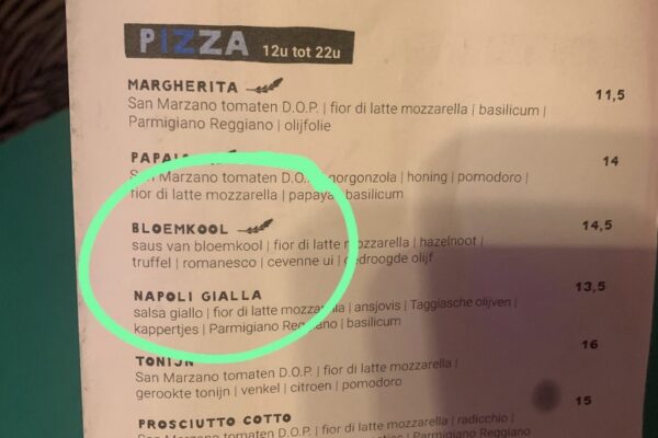 bloemkoolpizza