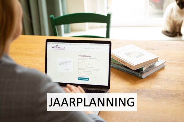 Maak een jaarplanning voor je boek